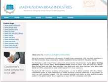 Tablet Screenshot of madhusudanbrass.com